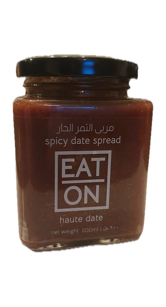 Jar of EAT | ON Haute Date spicy date spread, 200 ml